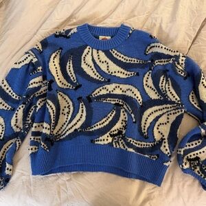 FARM Rio Banana Sweater Large